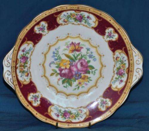 Royal Albert "Lady Hamilton" cake plate