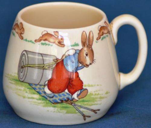 Royal Doulton "Bunnikins" coffee mug, vintage