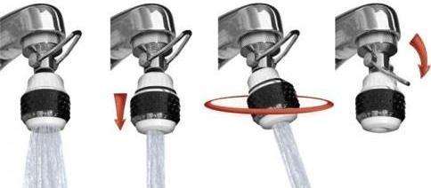 Niagara N3115V-FC Dual-Setting Kitchen Tap Aerator with Swivel Head and OnOff Lever - HowTo