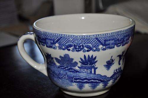 Blue & White Large Cup