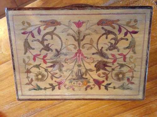 "Thorens of Switzerland" Inlaid Wooden Music Box!