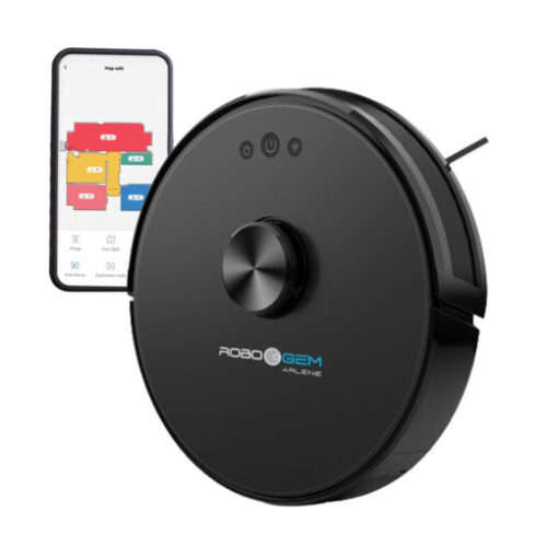 RoboGem Arlene Robotic Vacuum Cleaner and Mopper with the laser mapping and navigation