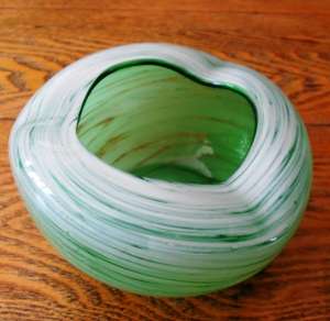 Green Murano Ashtray