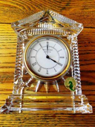Waterford Crystal clock - working - In original box