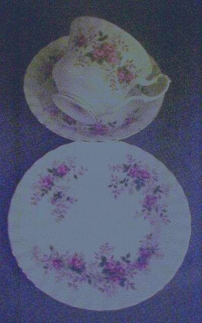 Royal Albert Trio - Laverder Rose
