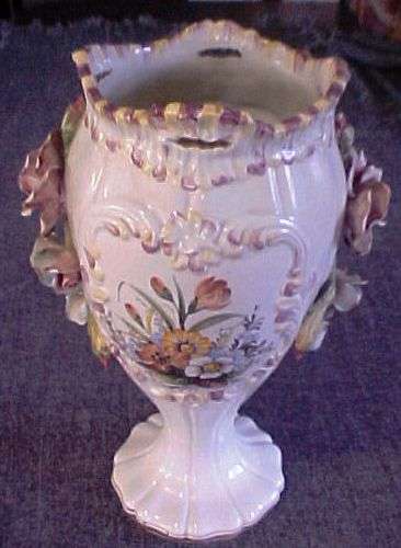 Large Capidomonte Vase