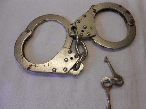 Pair of Hand Cuffs with key s till Functional