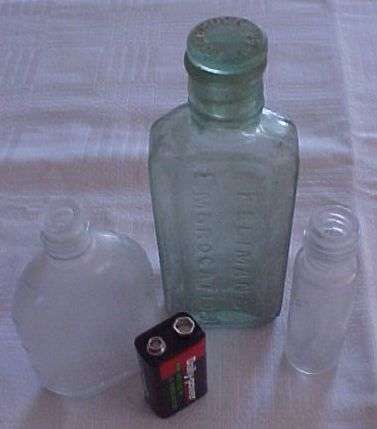 3 Antique bottles