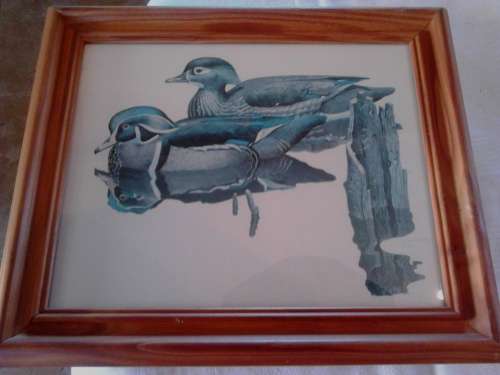 Brian Wheeler "Two Ducks" Print 1981