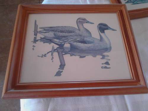 Brian Wheeler "Two Ducks" Print 1981