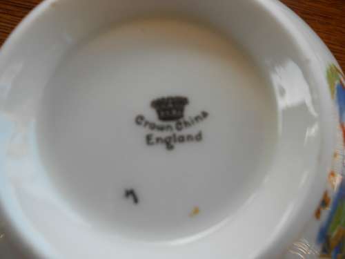 Royal Albert Chinese willow - 9 Pc Tea set