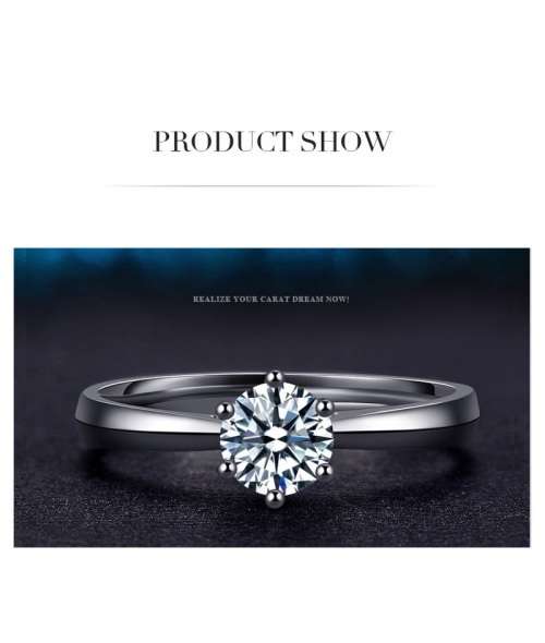 Stunning & Elegant!!! Solitaire 0.98 Carat Cr.Sim Diamond Ring