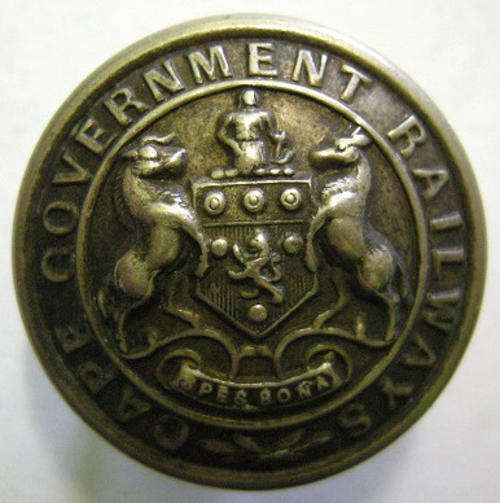 Cape Government Railways Button 25mm