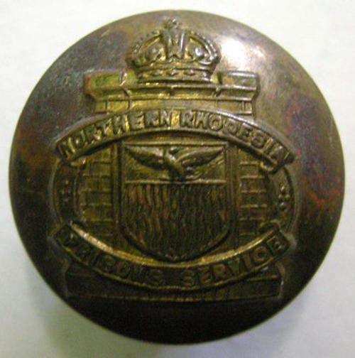Northern Rhodesia Prisons Service Button 24mm Firmin London