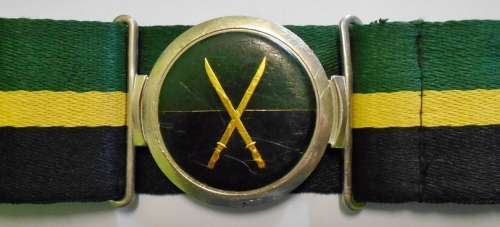 Infantry School Stable Belt Note Scratches Number on Inside of Belt Length of Belting 100cm