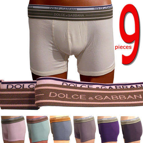 Unique design 9 pairs of Dolce & Gabbana Boxer men's underwear. in D&G originial boxes