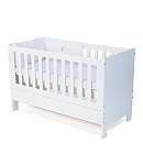 White wooden treehouse convertible cot