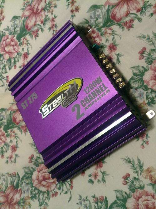 Calibra 1200w amp + JVC 400w amp