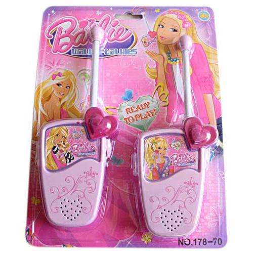**Barbie Kids Walkie Talkies** Up to 100m Range!