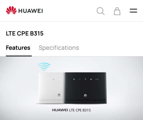 Huawei B315 LTE CPE