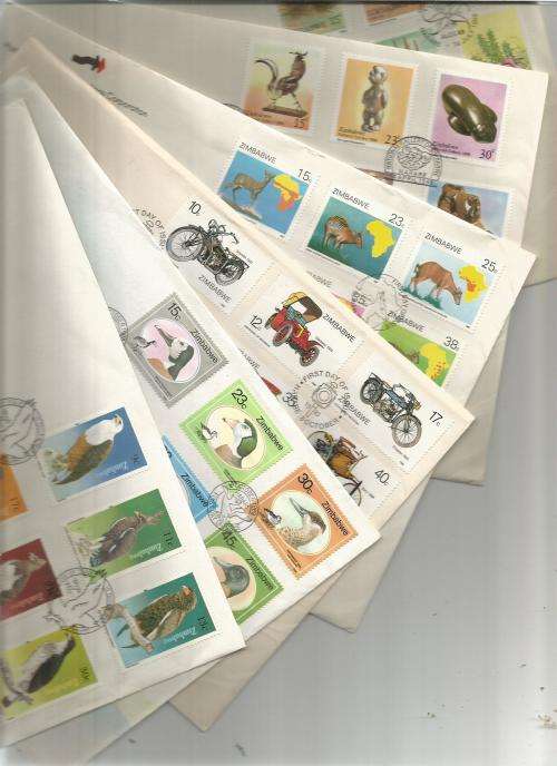 ZIMBABWE  USED FDC COVERS