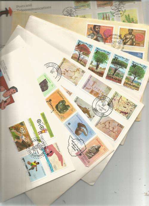 ZIMBABWE  USED FDC COVERS