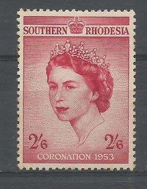 S.RHODESIA   MOUNTED MINT COR.STAMP