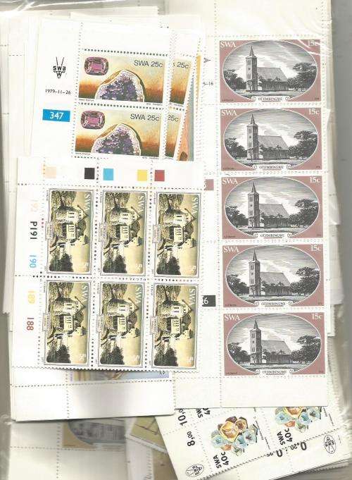 MIXED  SWA   UN MOUNTED MINT   LOT IN PKT,SOME DUPP.150 .GS