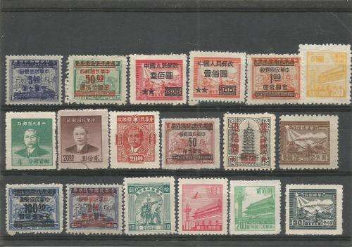 CHINA  UN MOUNTED MINT LOT