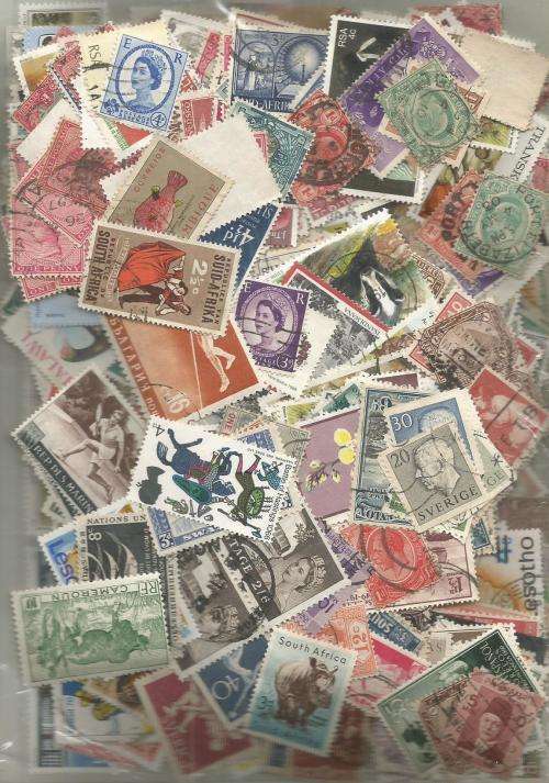MIXED WORLD    USED   LOT IN PKT, 85.GS