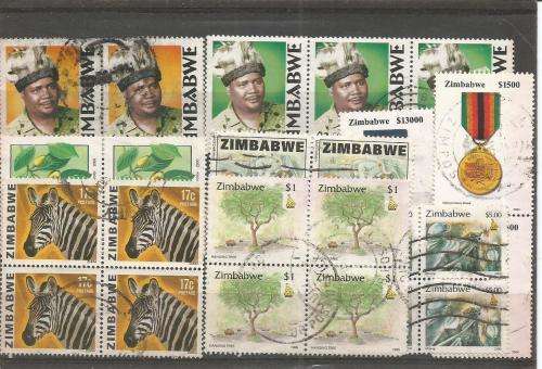 ZIMBABWE  USED  LOT SOME SETS