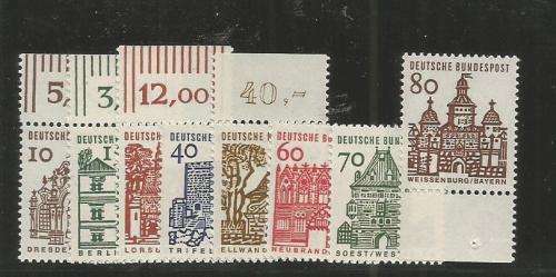 GERMANY   UN  MOUNTED MINT SET