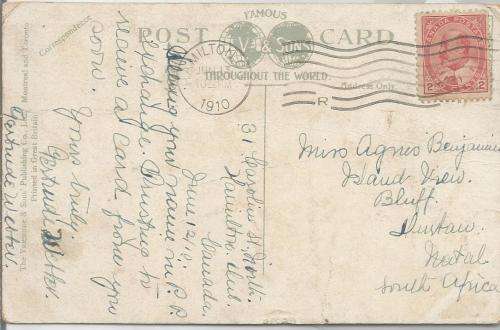 CANADA EARLY USED P/CARD