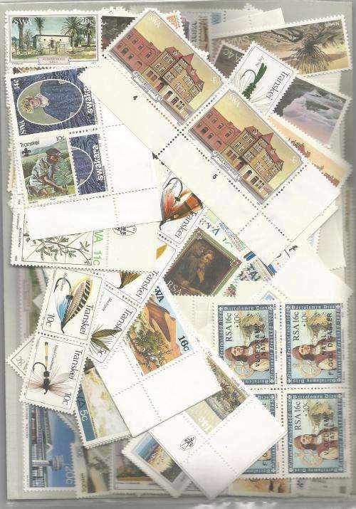 MIXED HOMELANDS   UN MOUNTED MINT    LOT IN PKT, SOME DUPP., .100 .GS