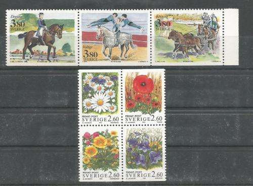 SWEDEN   UN MOUNTED MINT SETS