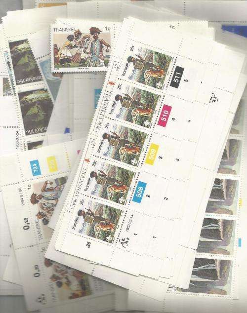 MIXED HOMELANDS   UN MOUNTED MINT  SETS  IN PKT, SOME DUPP., .120 .GS