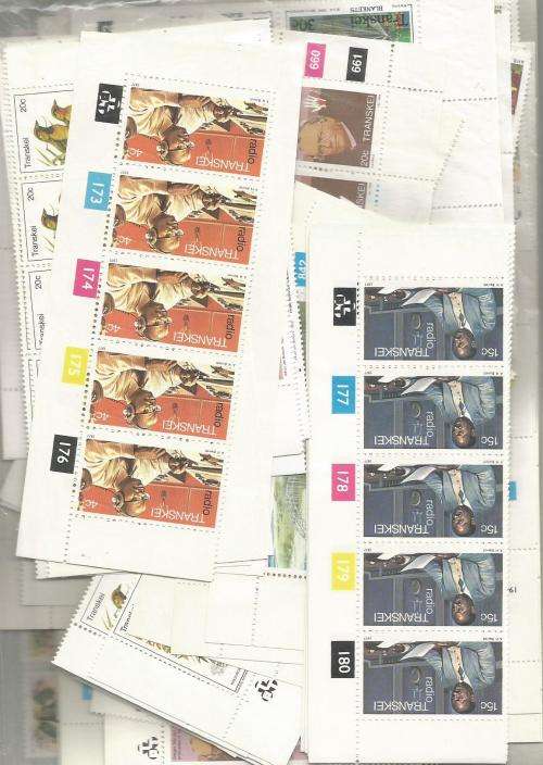 MIXED HOMELANDS   UN MOUNTED MINT  SETS  IN PKT, SOME DUPP., .120 .GS