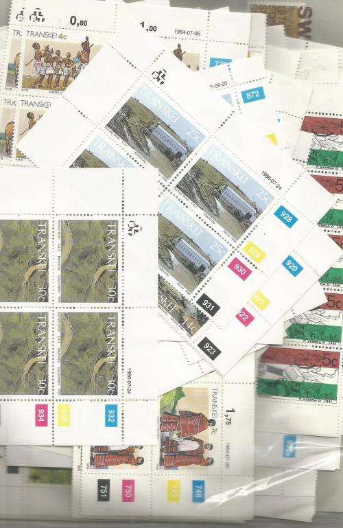 MIXED HOMELANDS   UN MOUNTED MINT  SETS  IN PKT, SOME DUPP., .140 .GS