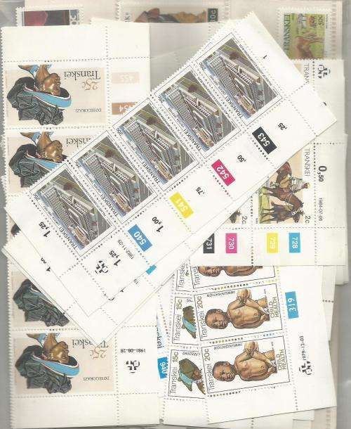MIXED HOMELANDS   UN MOUNTED MINT  SETS  IN PKT, SOME DUPP., .70 .GS