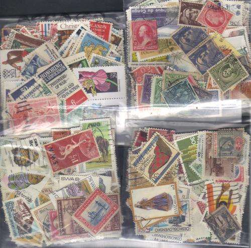 MIXED WORLD 11 USED LOT IN PKTS SOME DUPP.