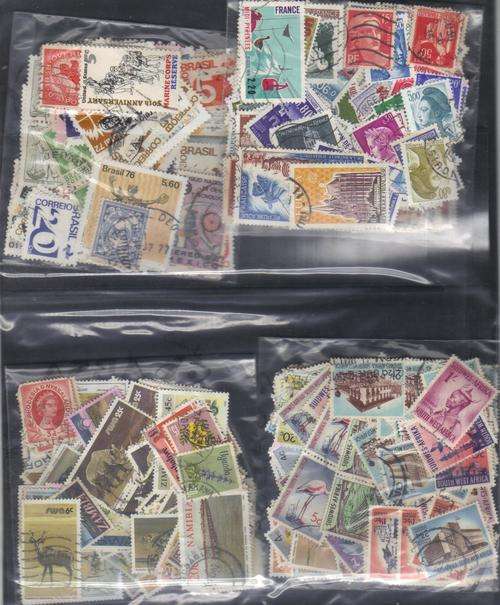MIXED WORLD 30 USED LOT IN PKTS SOME DUPP.