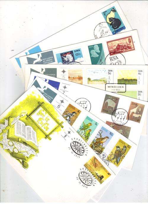 SWA FDC COVERS  USED  LOT