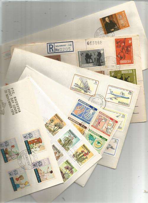 RHODESIA USED FDC COVERS