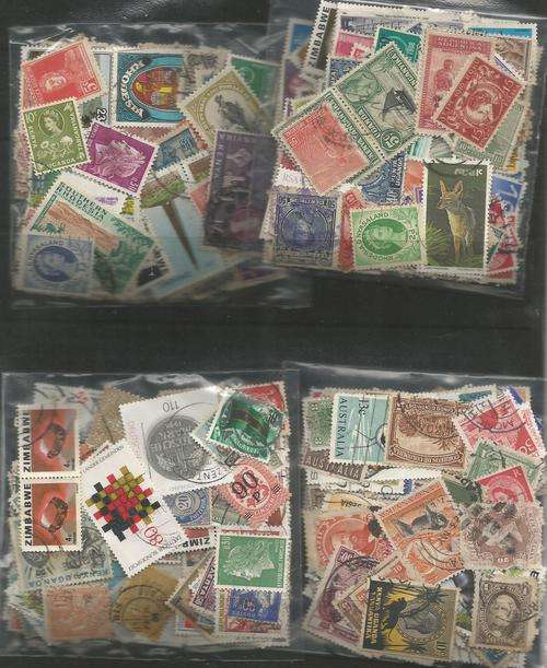 MIXED WORLD USED LOT IN PKTS.SOME DUPP.REF37b