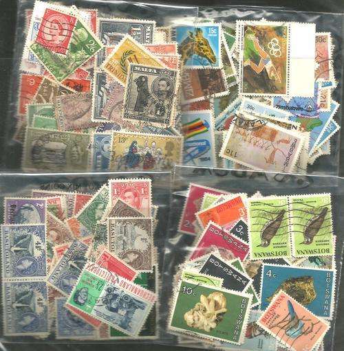 MIXED WORLD USED LOT IN PKTS.SOME DUPP.REF.10a