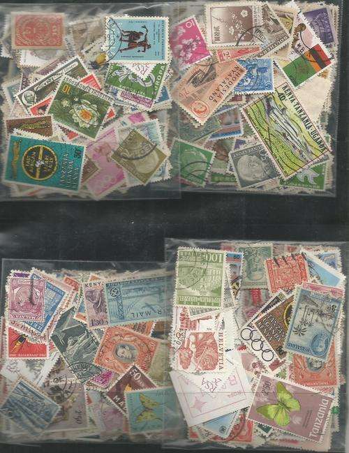 MIXED WORLD USED LOT IN PKTS.SOME DUPP.REF.280
