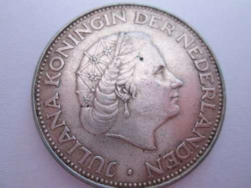 ALMOST UNCERCULATED  2 1/2 GULDEN - NEDERLAND 1962 SILVER - NETHERLANDS