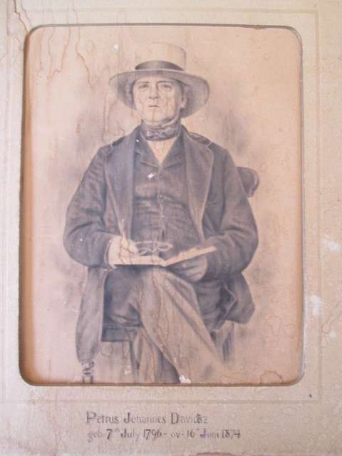 ANTIQUE PHOTOGRAPH OF VOORTREKKER  PETRUS JOHANNES DAVIDTSZ SEE MORE