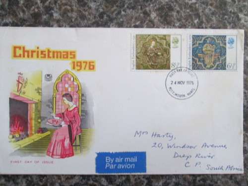 BRITAIN-CHRISTMAS 1976/ FIRST DAY COVER