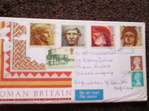 GREAT BRITAIN-ROMAN BRITAIN-FIRST DAY COVER